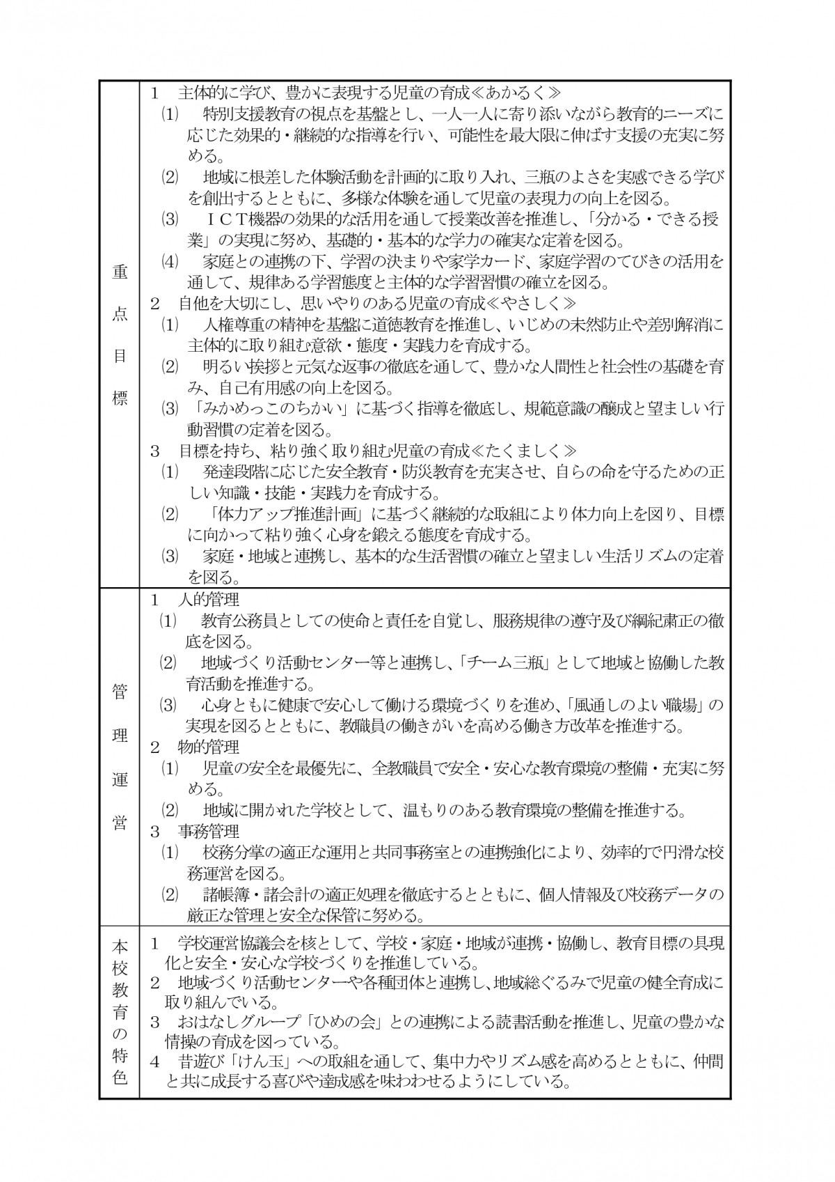 教育計画２